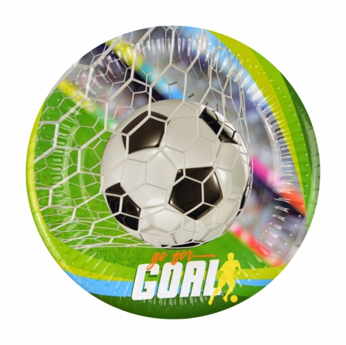 Paper Plates - Goal! 8 pcs